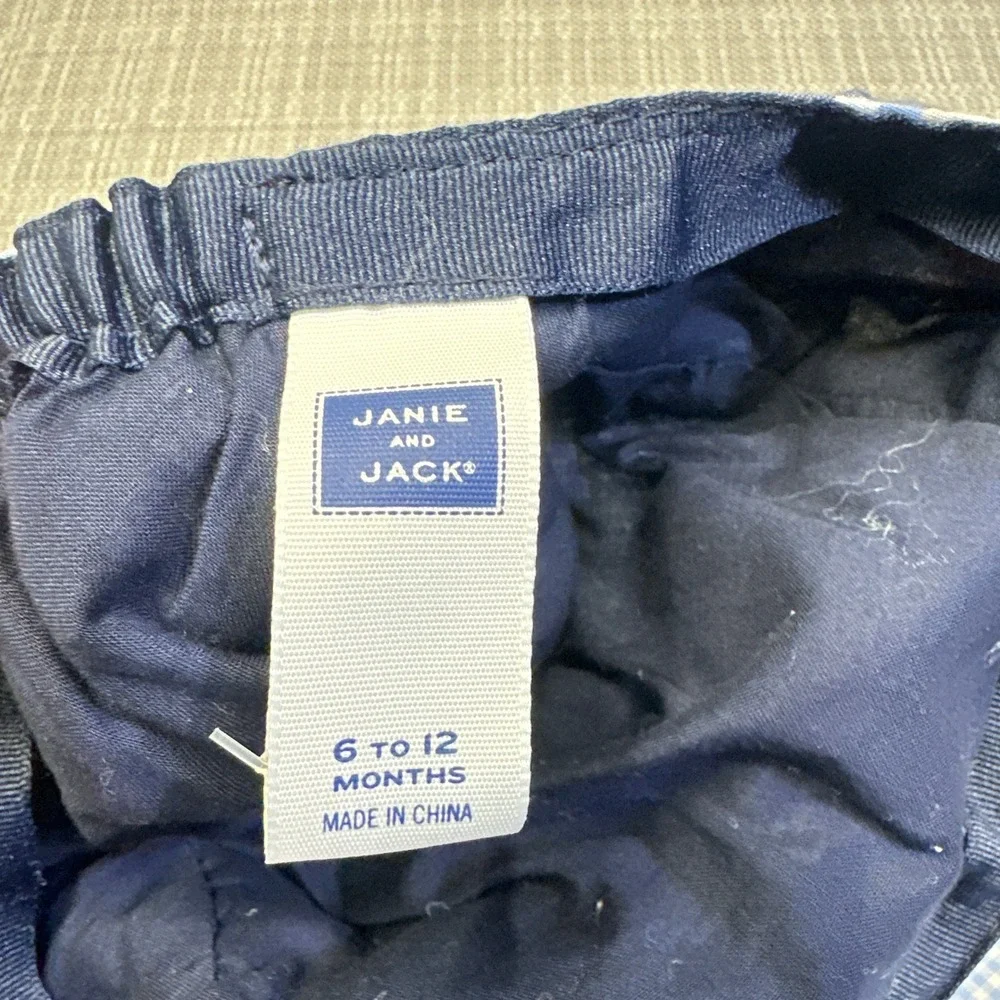 Janie and Jack Baby Boys Patchwork Plaid Newspaper Driver Cap Hat 6-12 Months‎